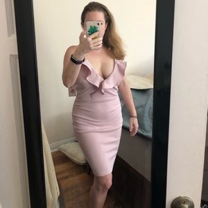 NWT Pink strappy bodycon dress